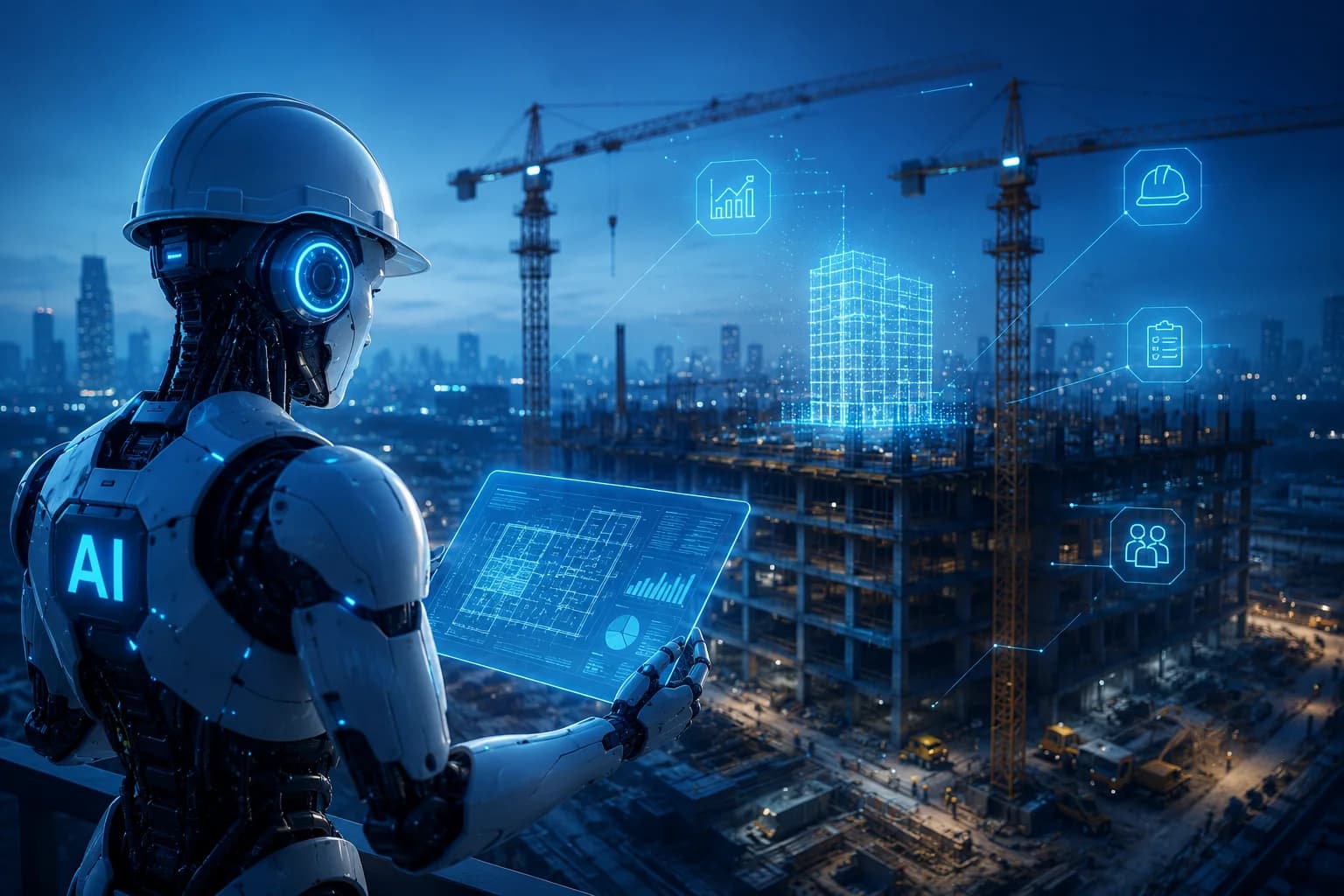 AI-assisted construction planning on RazorBuilder looks like.